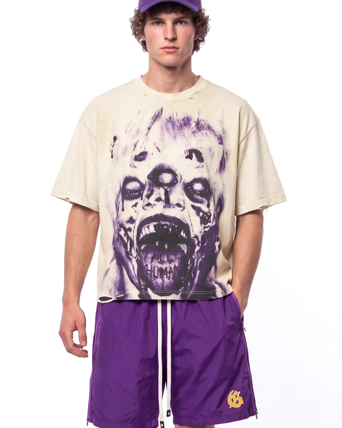 All Human Camp Crystal Tee Cream