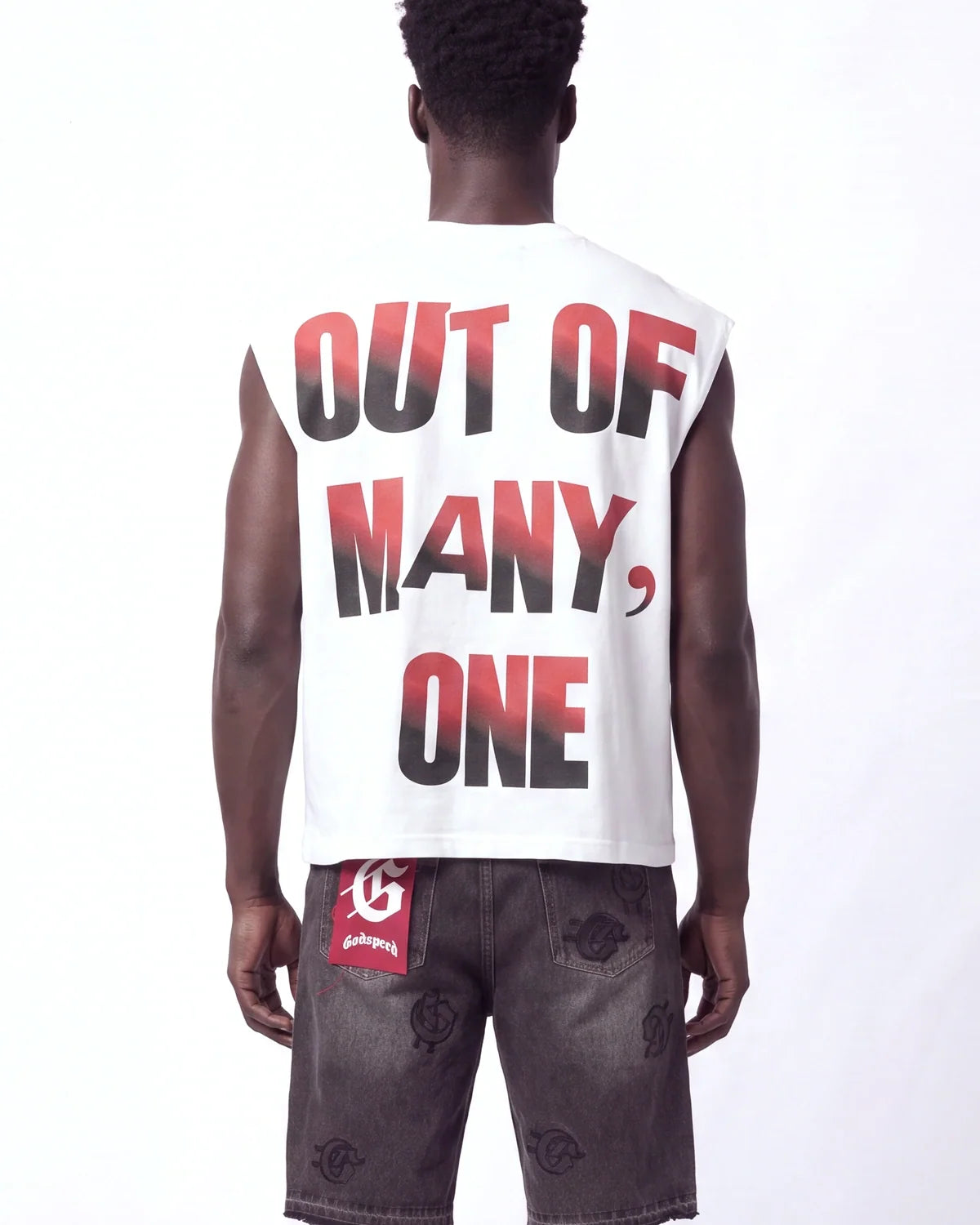 Godspeed Fates Doorstep Sleeveless Tee White