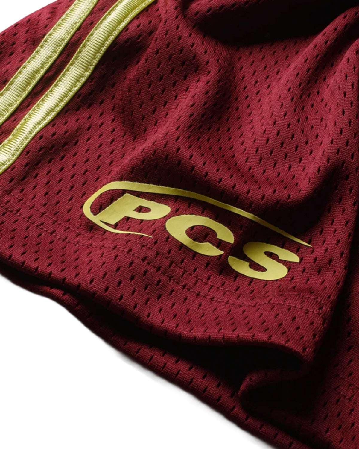 Pieces Hoop Long Shorts Burgundy