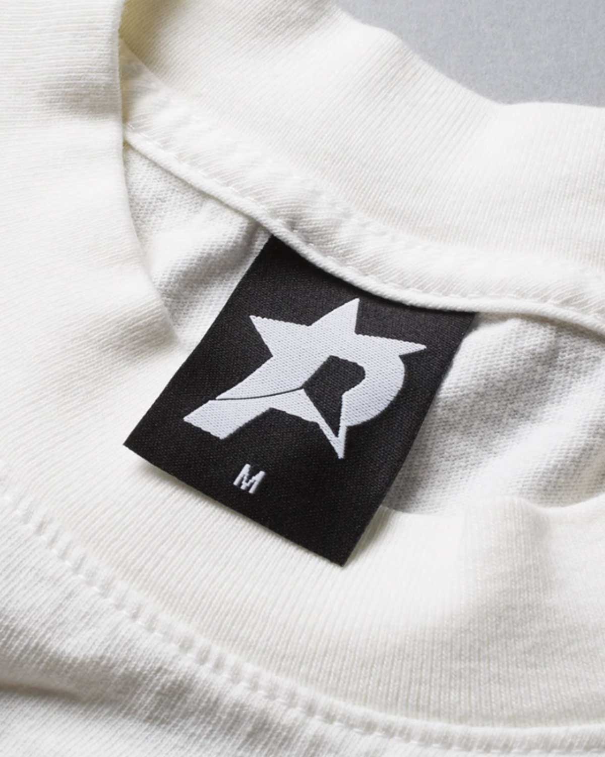 Pieces P-Star Web Tee Cream