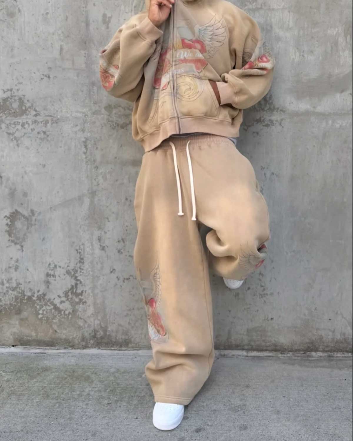 Righteous Sacred Heart Sweatpants Brown