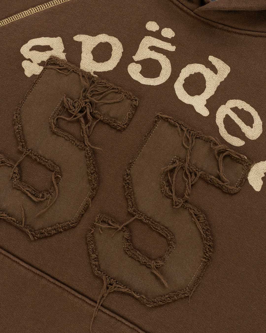 Sp5der 55 University Hoodie Brown