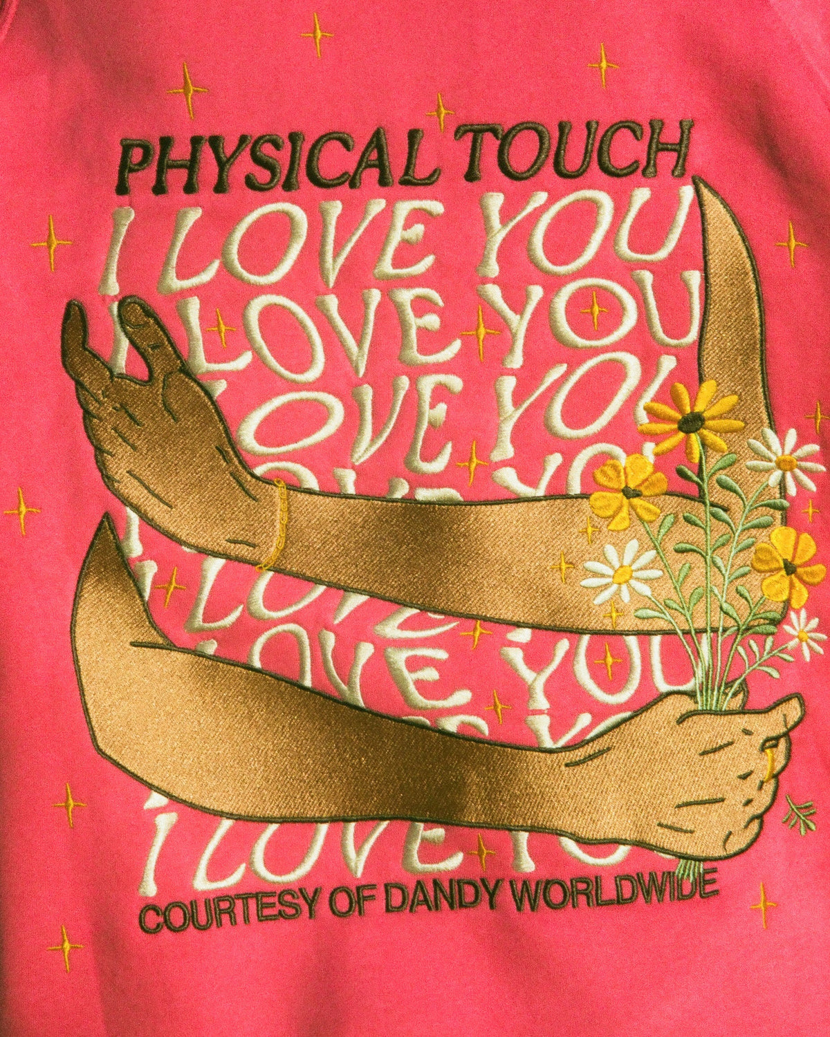 Physical Touch Oversized Lux Hoodie in Hot Pink
