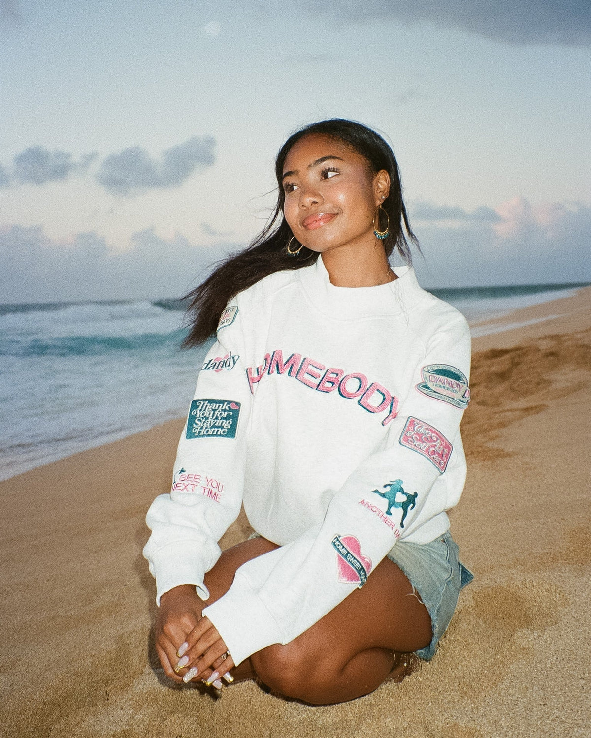 Homebody Mockneck in Heather Gray