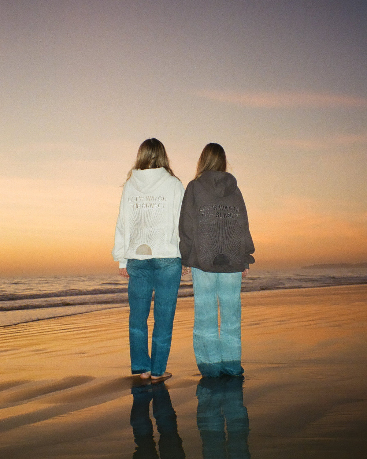 Yin+Yang Lets Watch the Sunset Oversized Lux Hoodie