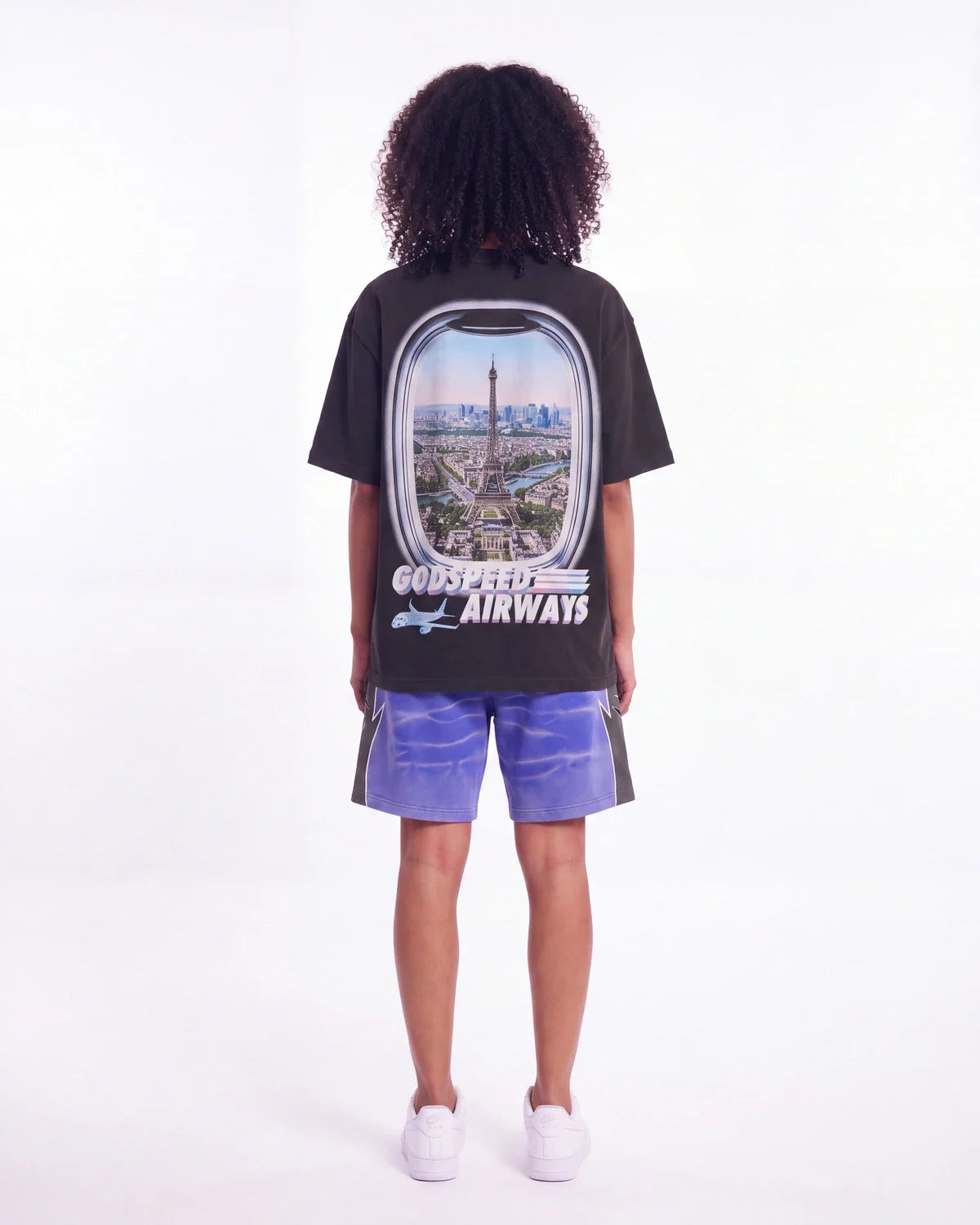 Godspeed Halftime Shorts V2 Blue Acid Wash