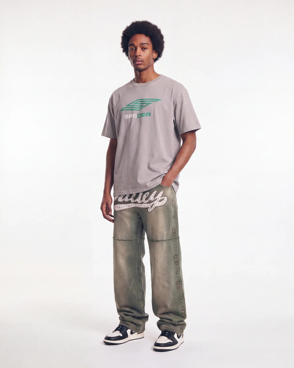 Sp5der Pro LW Tee Grey