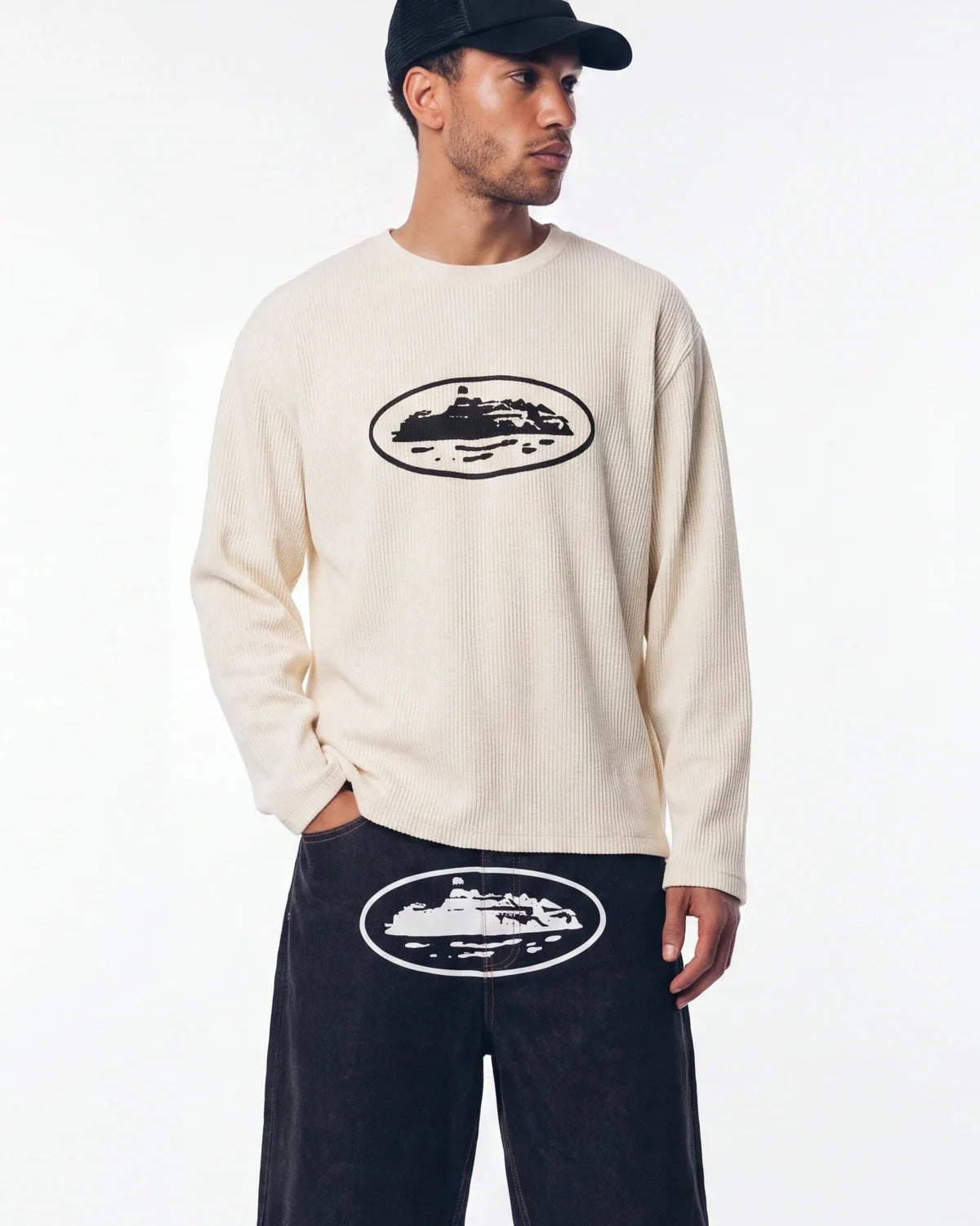 Corteiz Island Waffle Thermal Cream
