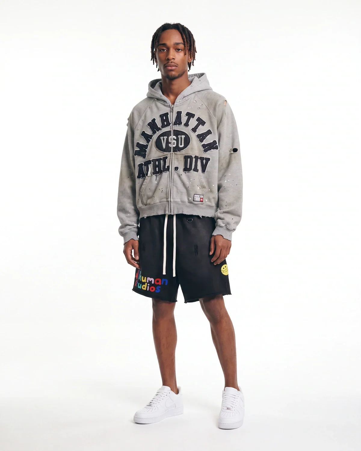 All Human Honey Moon Shorts V2 Black