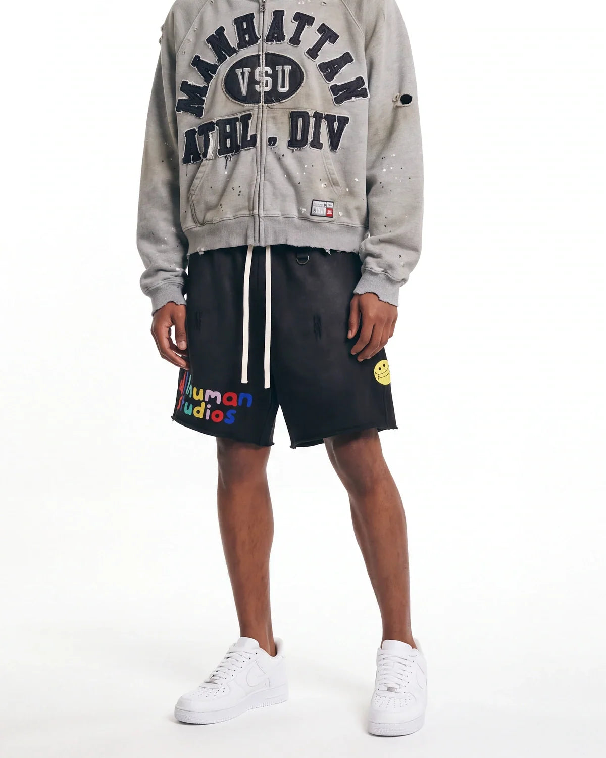 All Human Honey Moon Shorts V2 Black