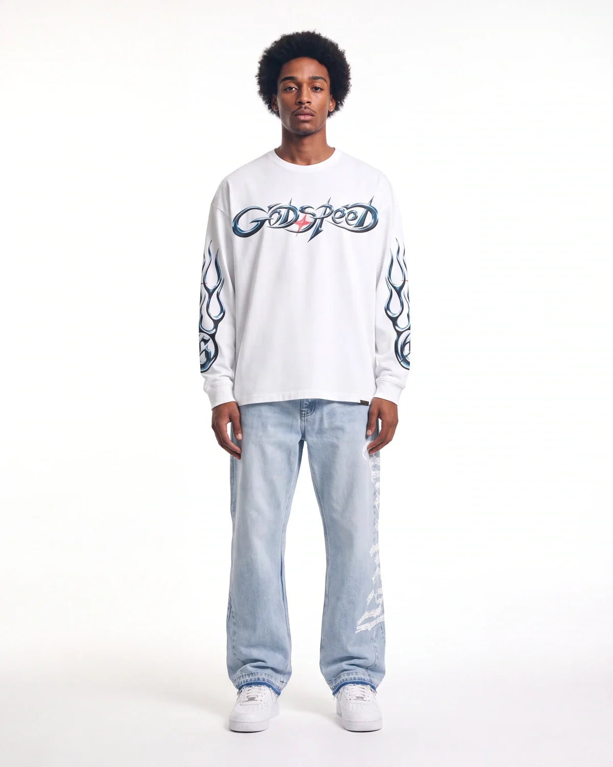 Godspeed New Age Reloaded L/S Tee White