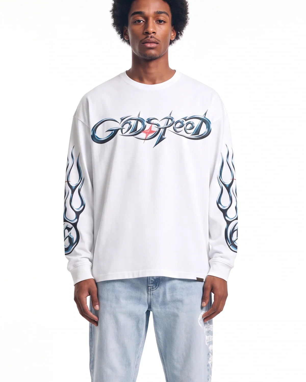 Godspeed New Age Reloaded L/S Tee White