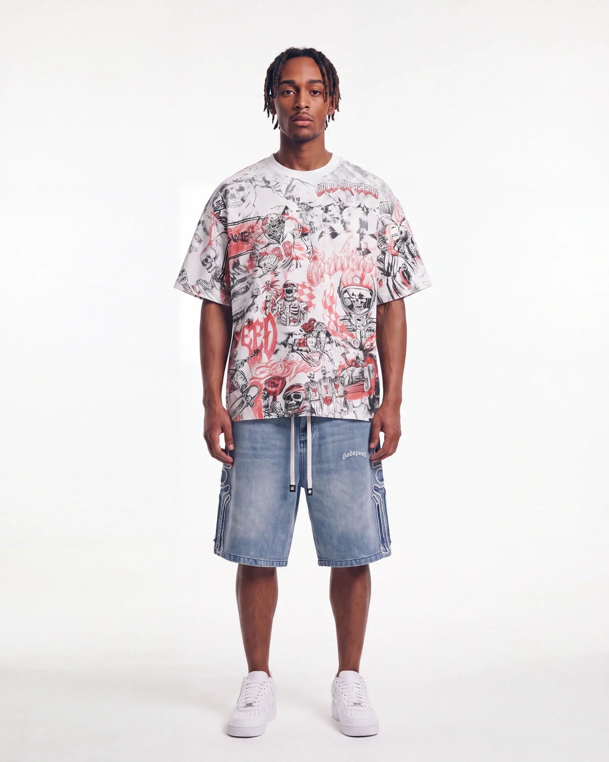 Godspeed Sketch Archive Tee White