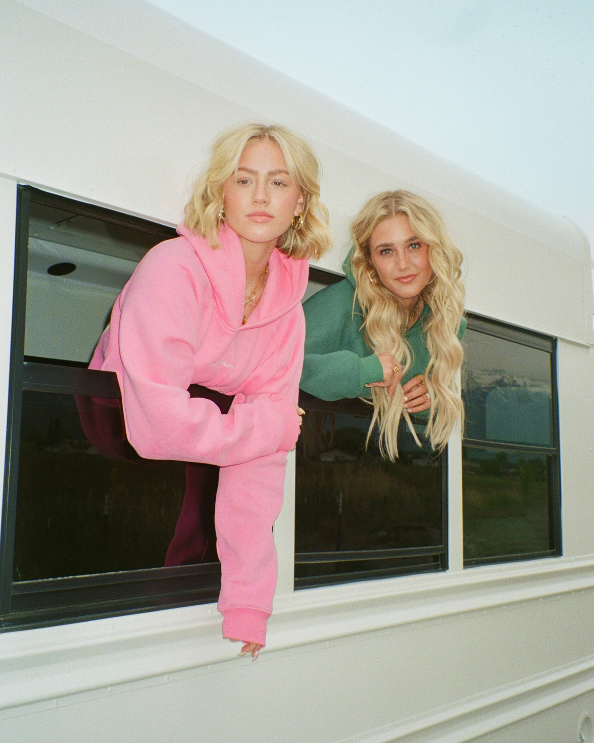 Lets Go on a Drive Oversized Lux Hoodie in Pink