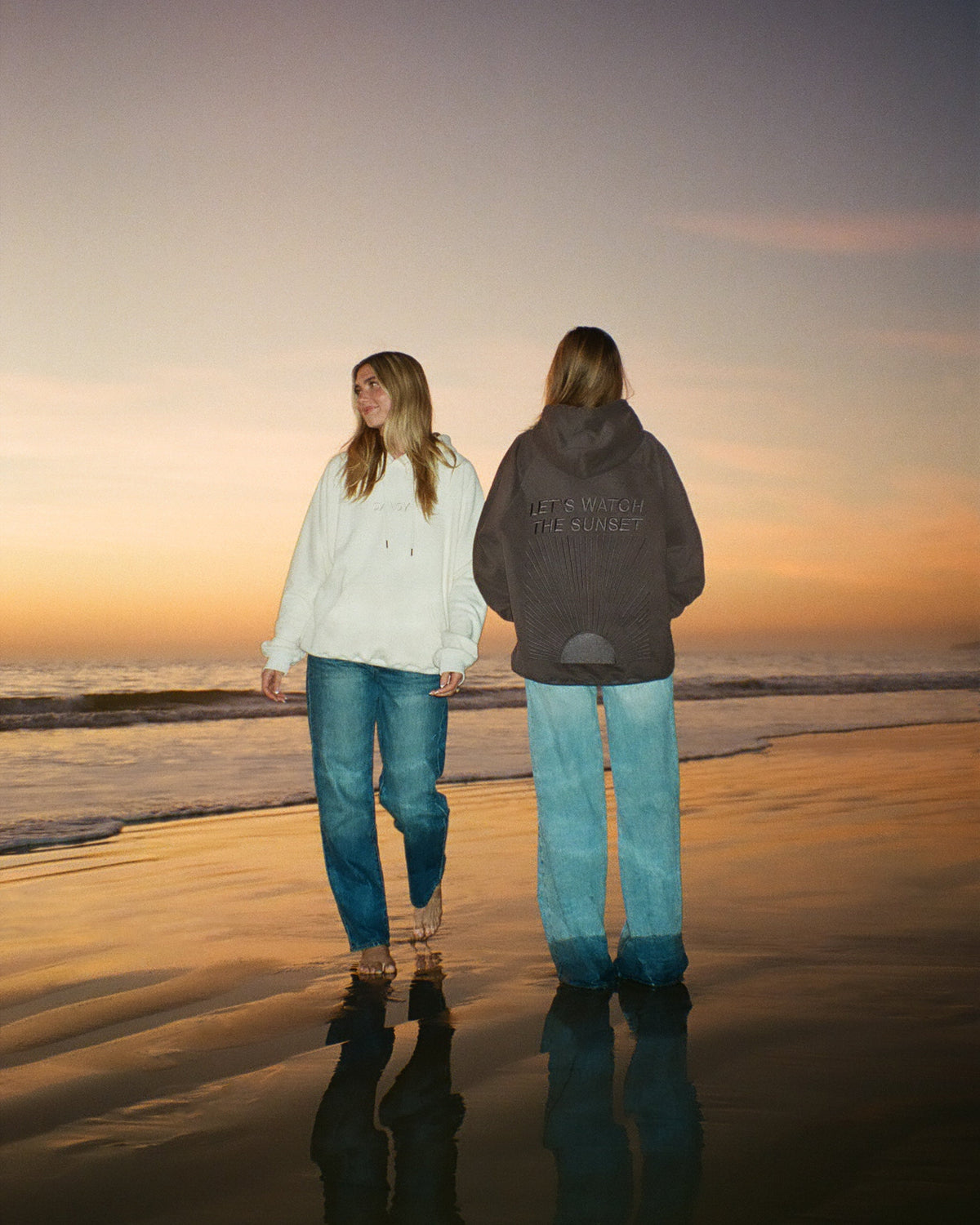 Yin+Yang Lets Watch the Sunset Oversized Lux Hoodie