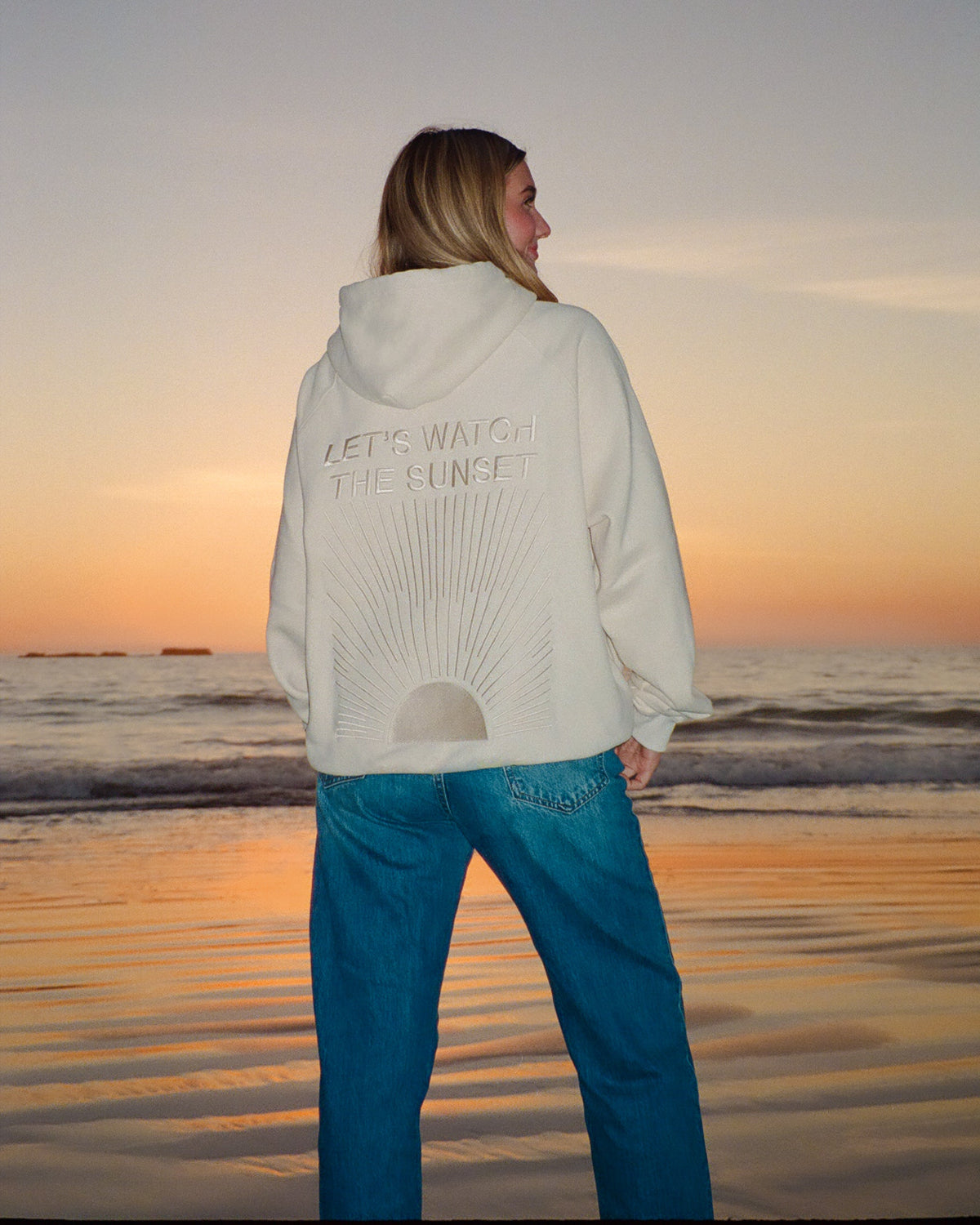 Yin+Yang Lets Watch the Sunset Oversized Lux Hoodie