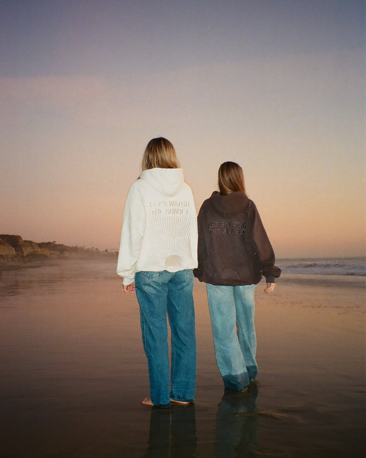 Yin+Yang Lets Watch the Sunset Oversized Lux Hoodie
