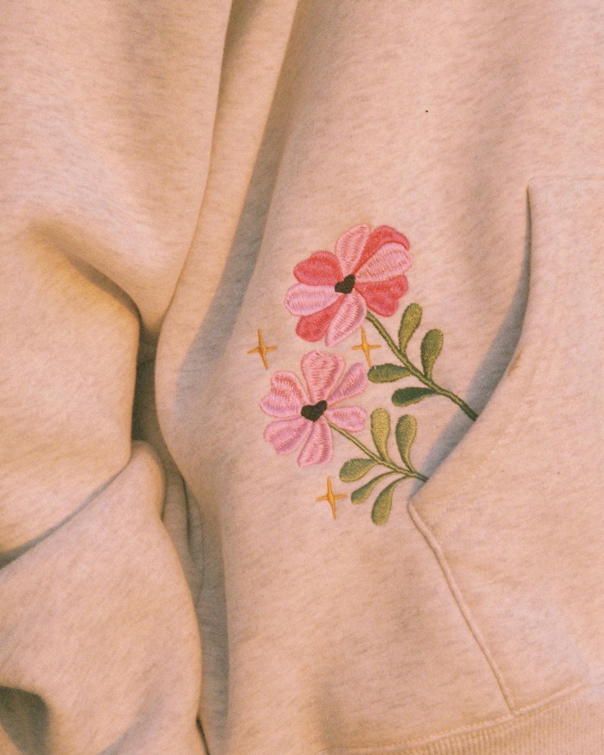 Gift Giving Oversized Lux Hoodie in Heather Gray
