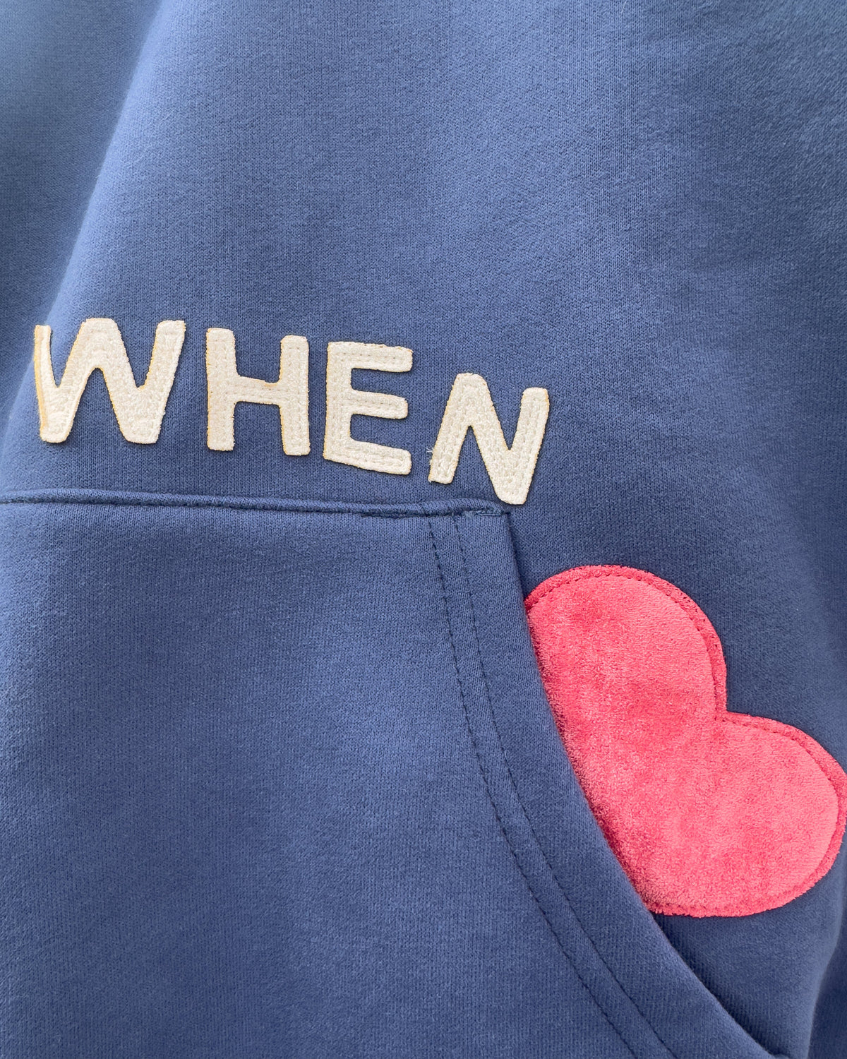 All my Friends Oversized Lux Hoodie in Blue
