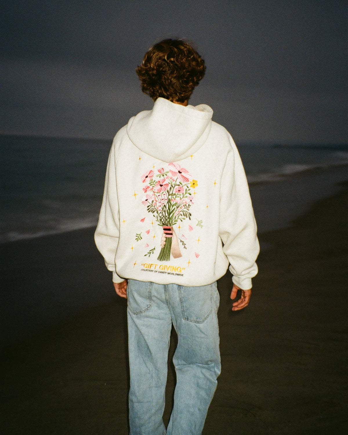 Gift Giving Oversized Lux Hoodie in Heather Gray