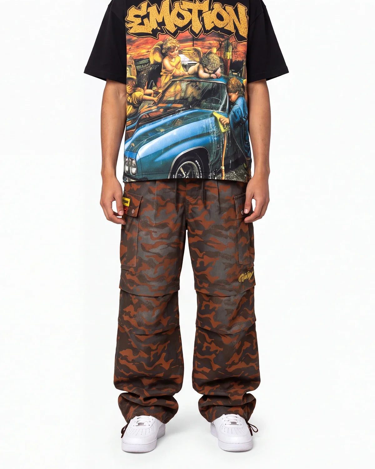 Vale Forever Tiger Camo Pants Black