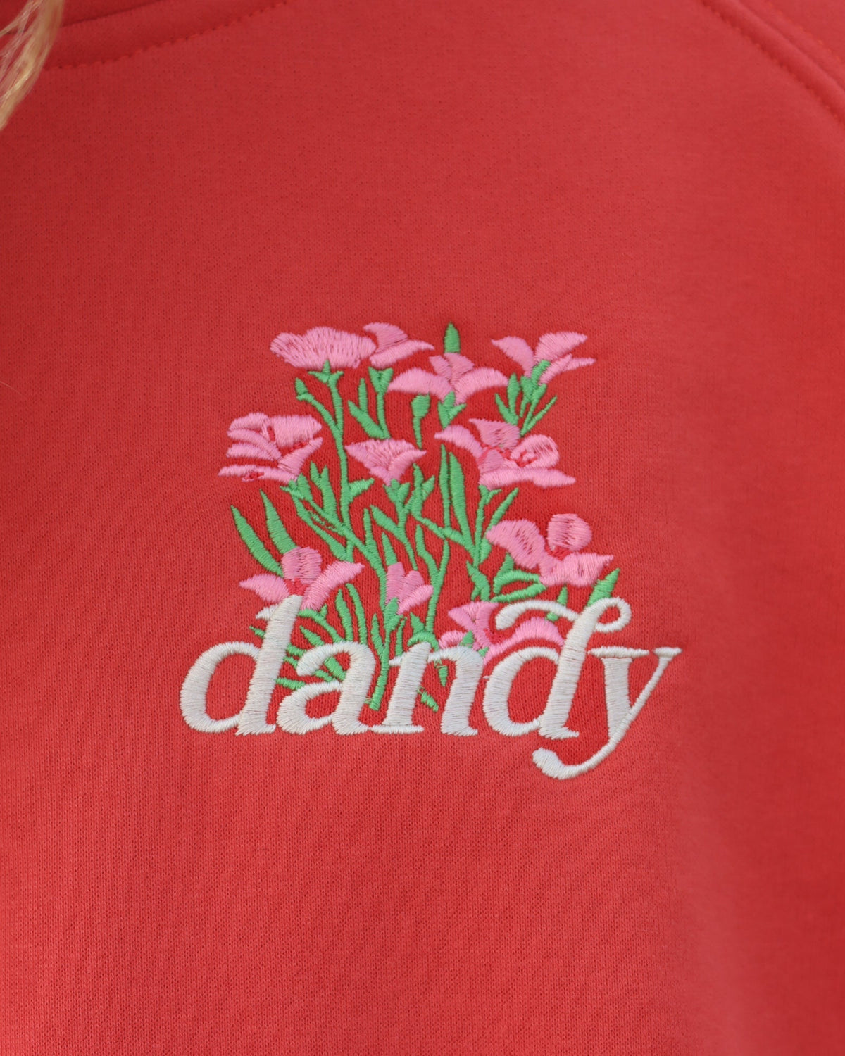 What If Oversized Lux Hoodie in Red