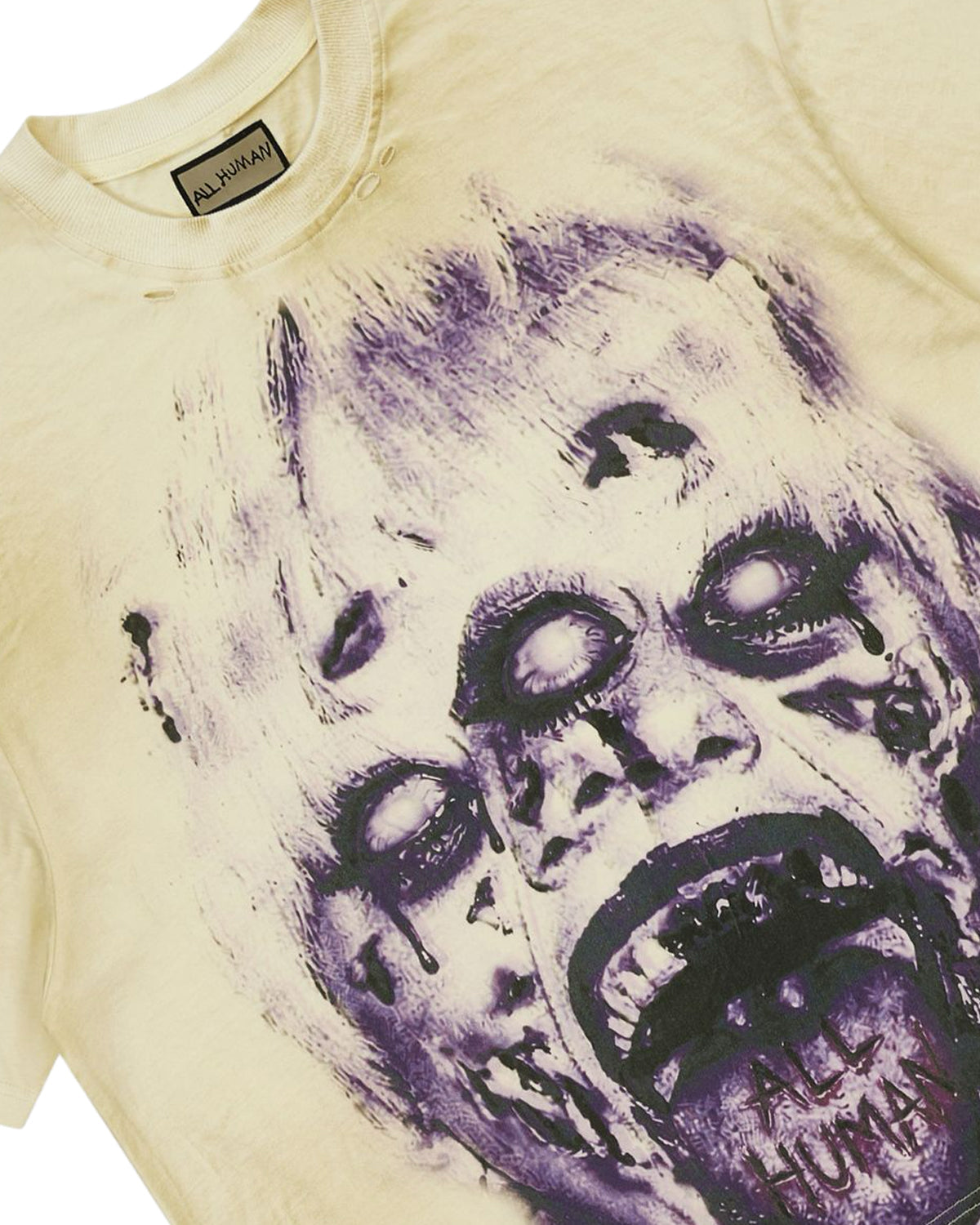 All Human Camp Crystal Tee Cream