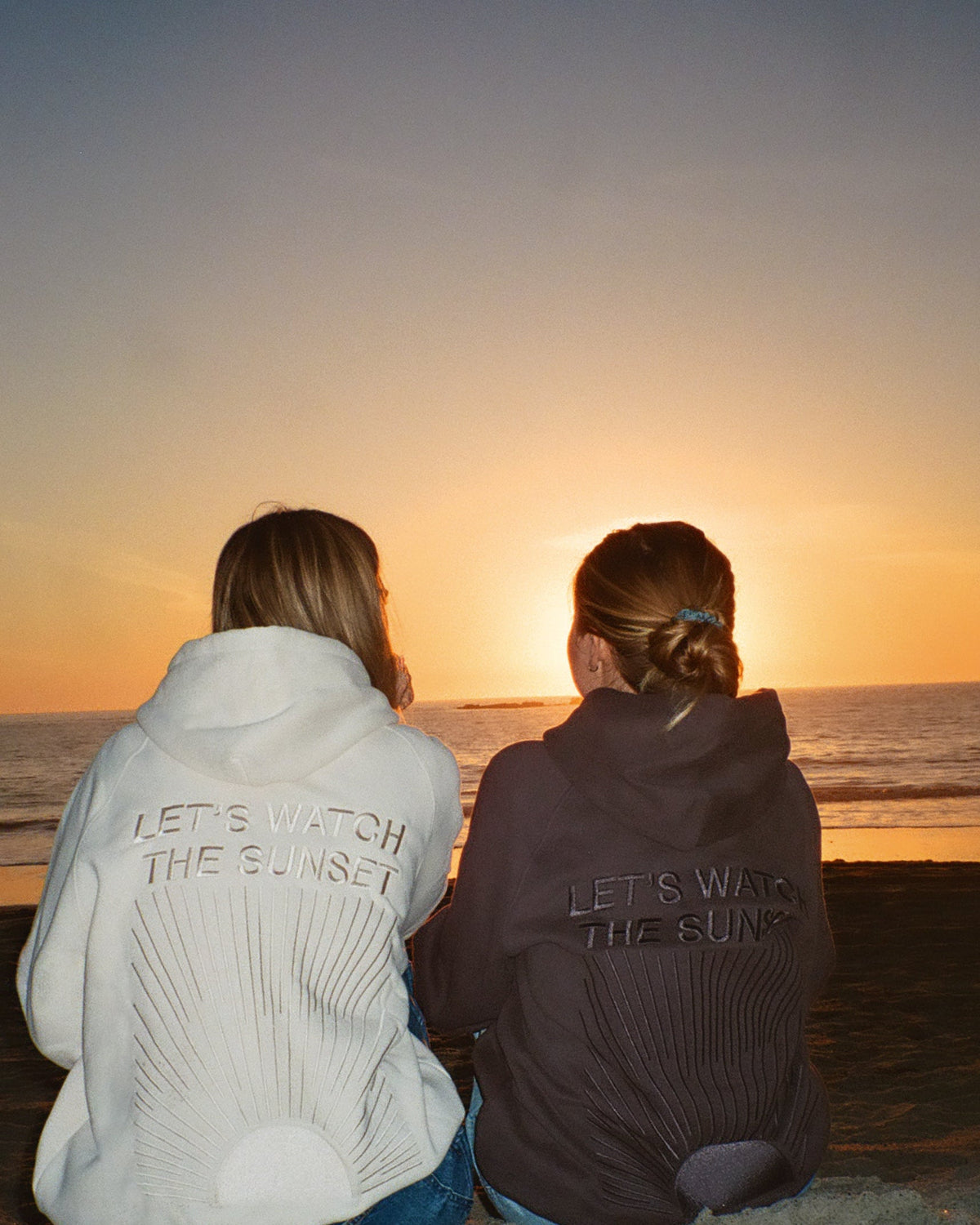 Yin+Yang Lets Watch the Sunset Oversized Lux Hoodie