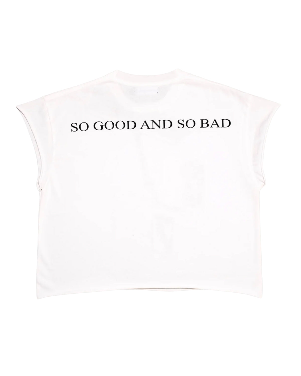 Bottega Desires Fire Of Desires Cutoff Tee White