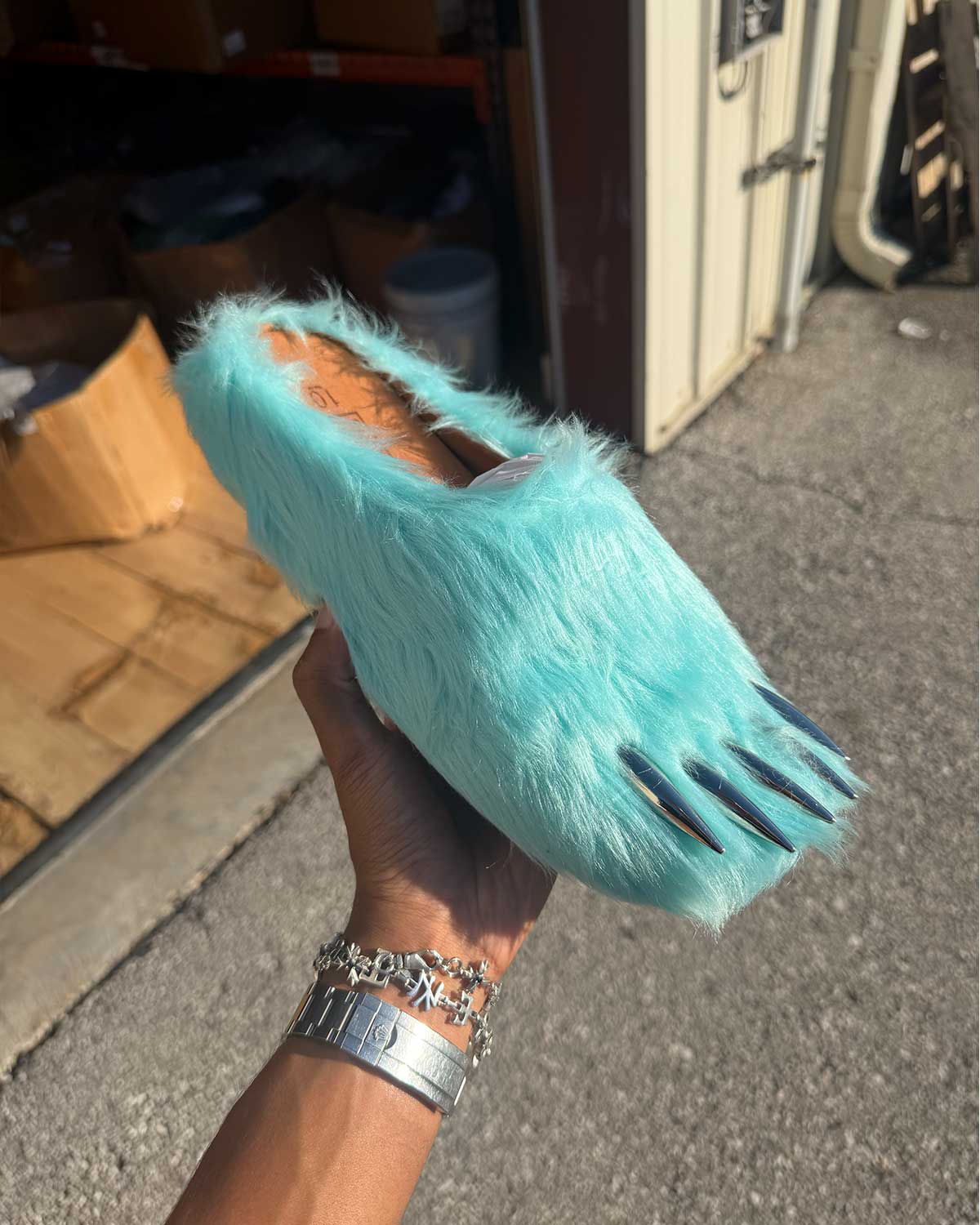 Bravest Studios Bear Claw Mule Teal