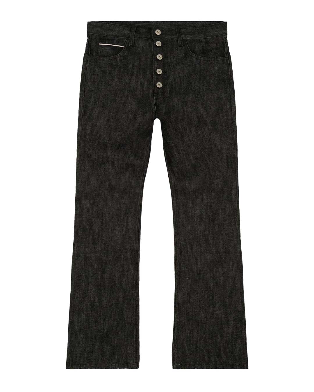 Bravest Studios Raw Flare Denim Black