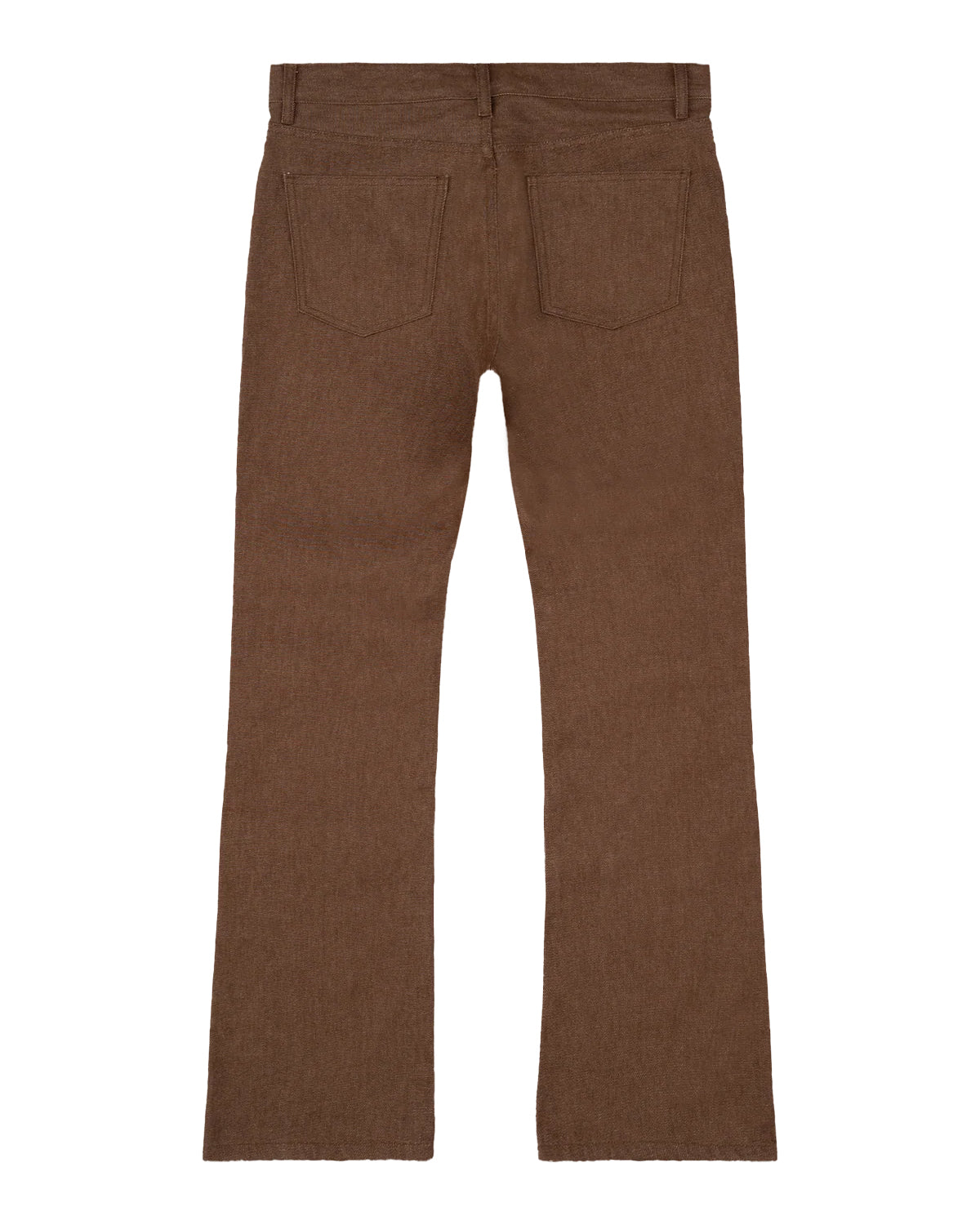 Bravest Studios Raw Flare Denim Brown