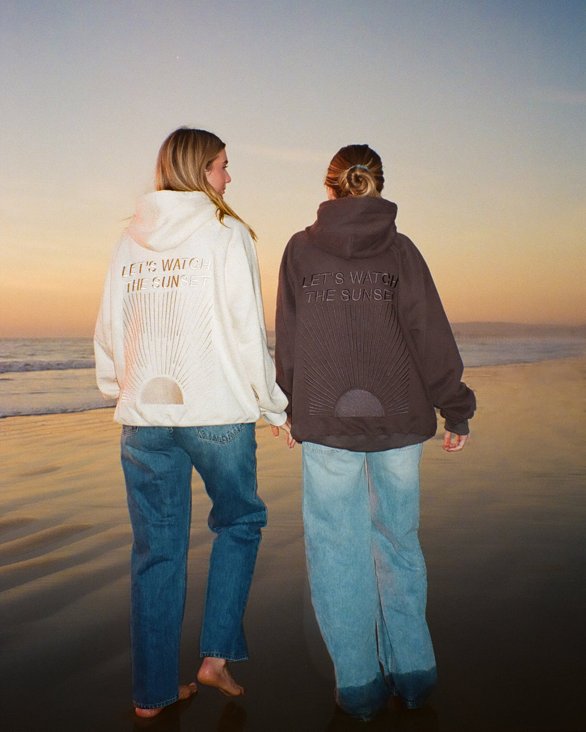 Yin+Yang Lets Watch the Sunset Oversized Lux Hoodie
