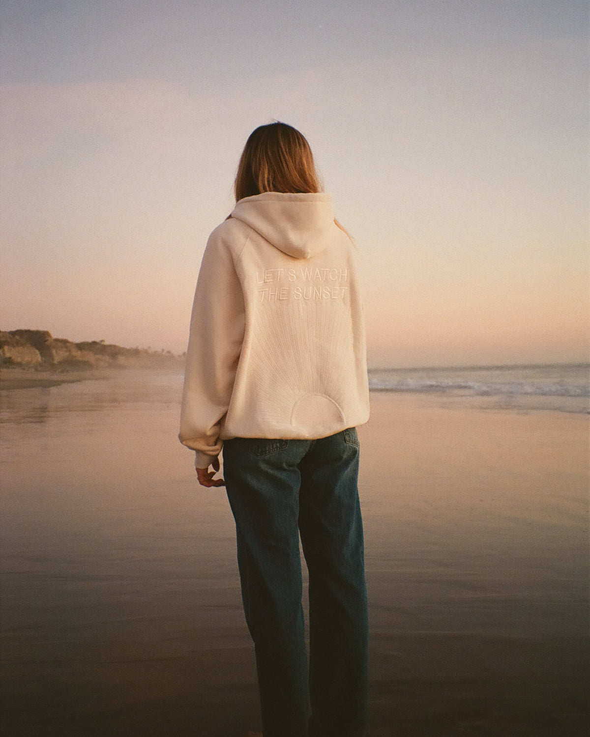 Yin+Yang Lets Watch the Sunset Oversized Lux Hoodie