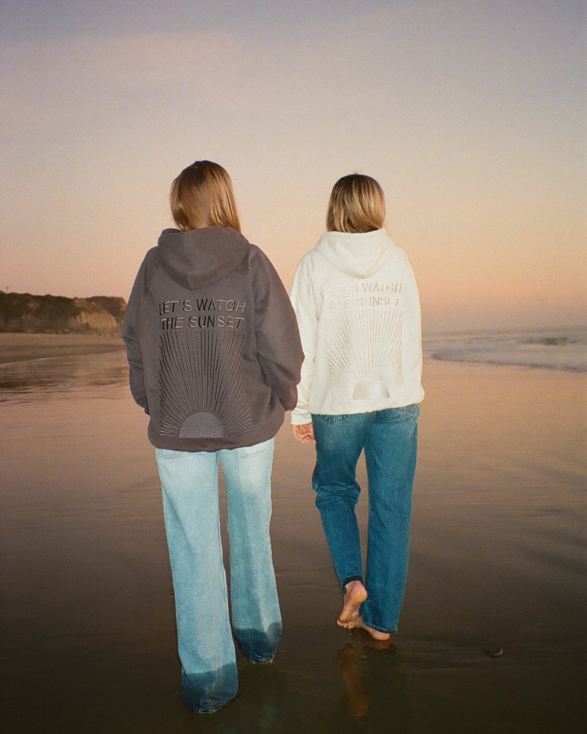 Yin+Yang Lets Watch the Sunset Oversized Lux Hoodie