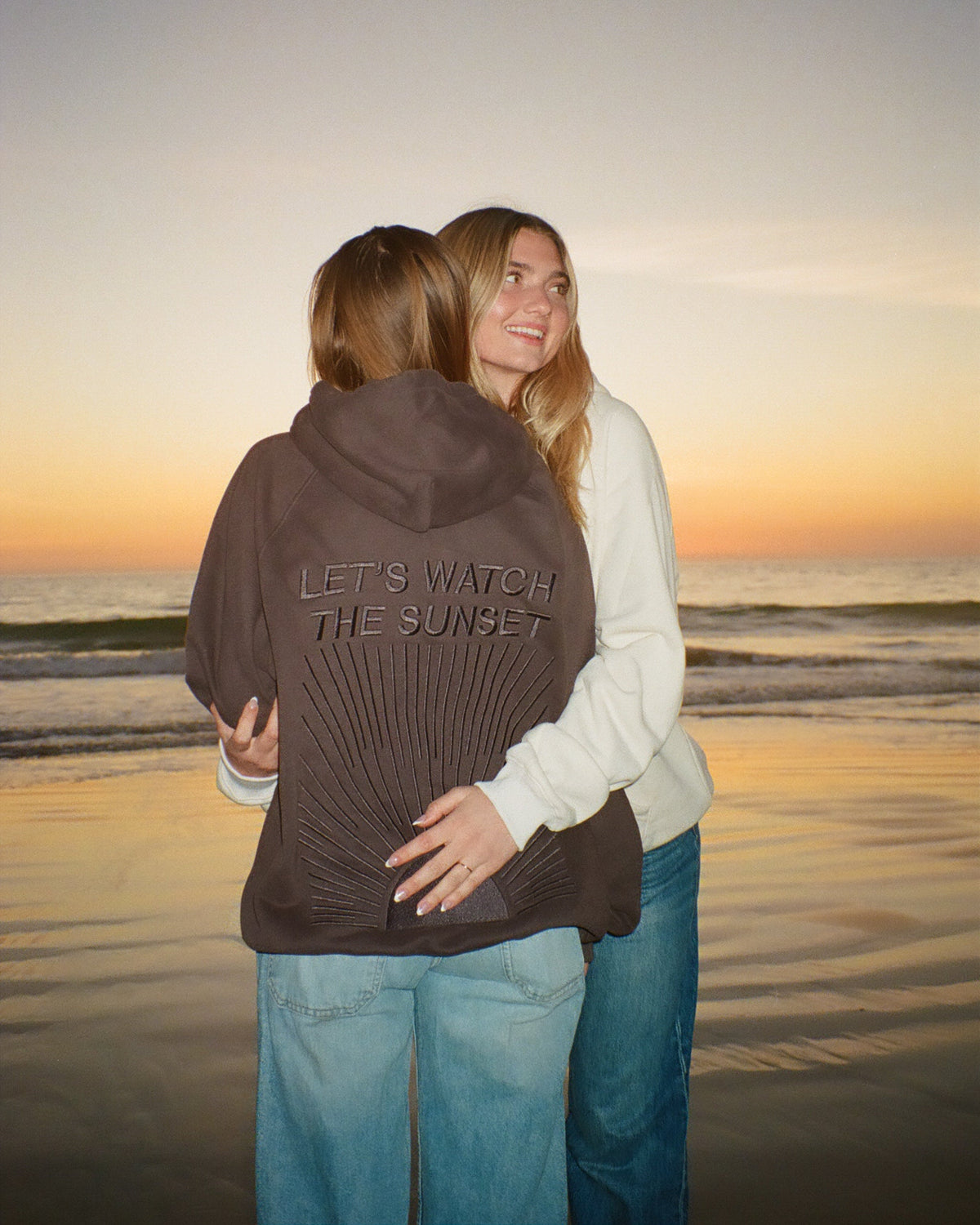 Yin+Yang Lets Watch the Sunset Oversized Lux Hoodie