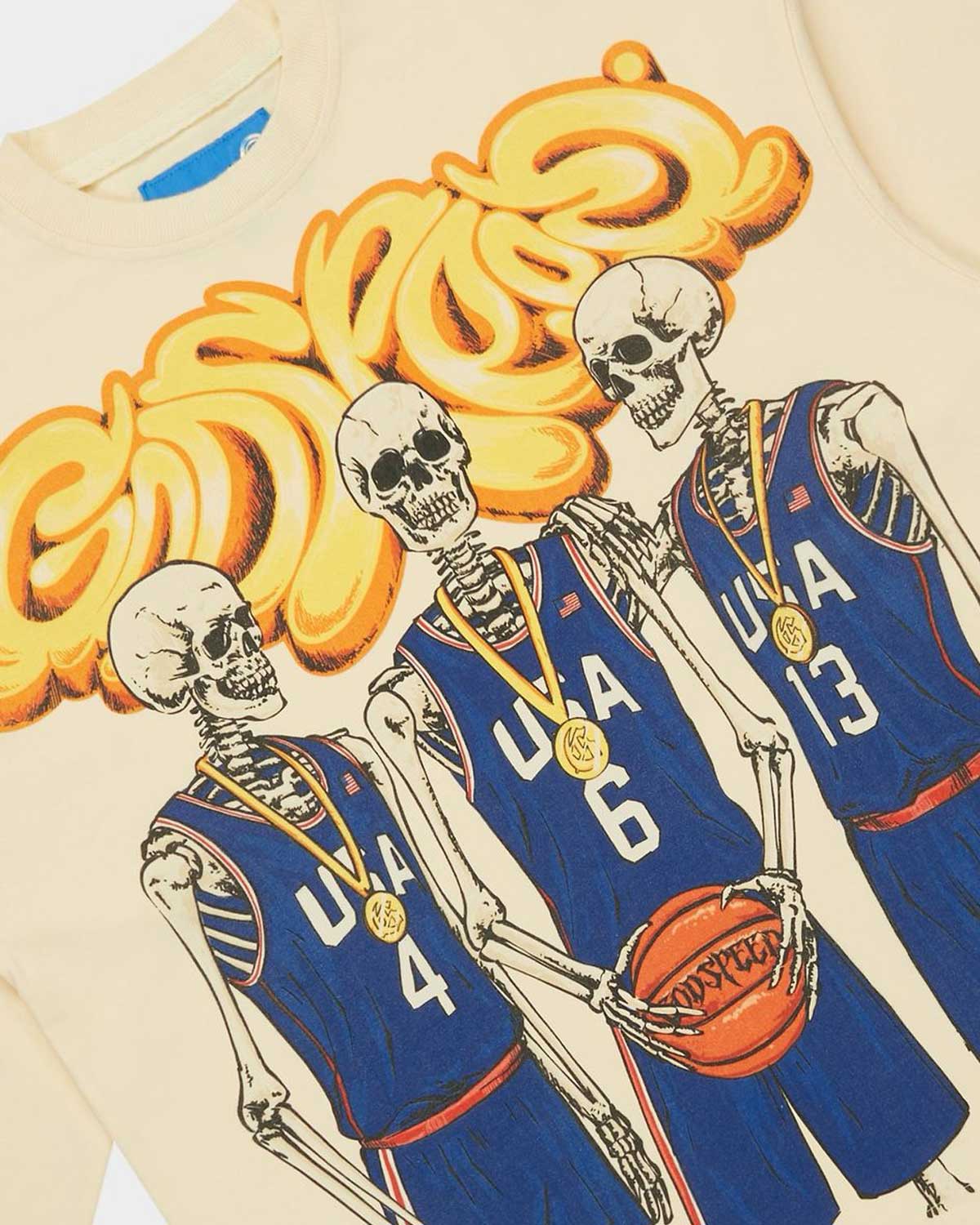 Godspeed Dream Team II NG L/S Tee Bone