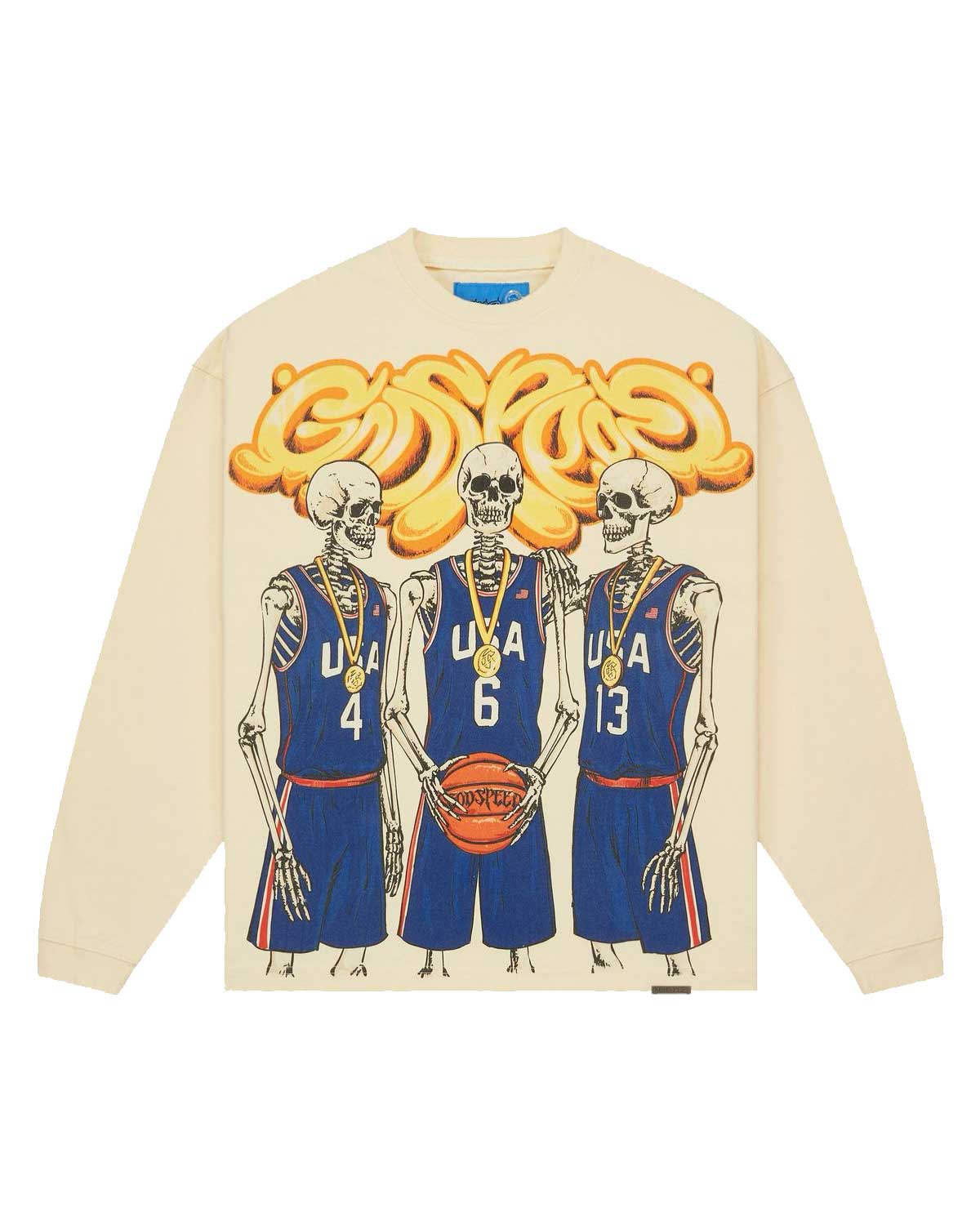 Godspeed Dream Team II NG L/S Tee Bone