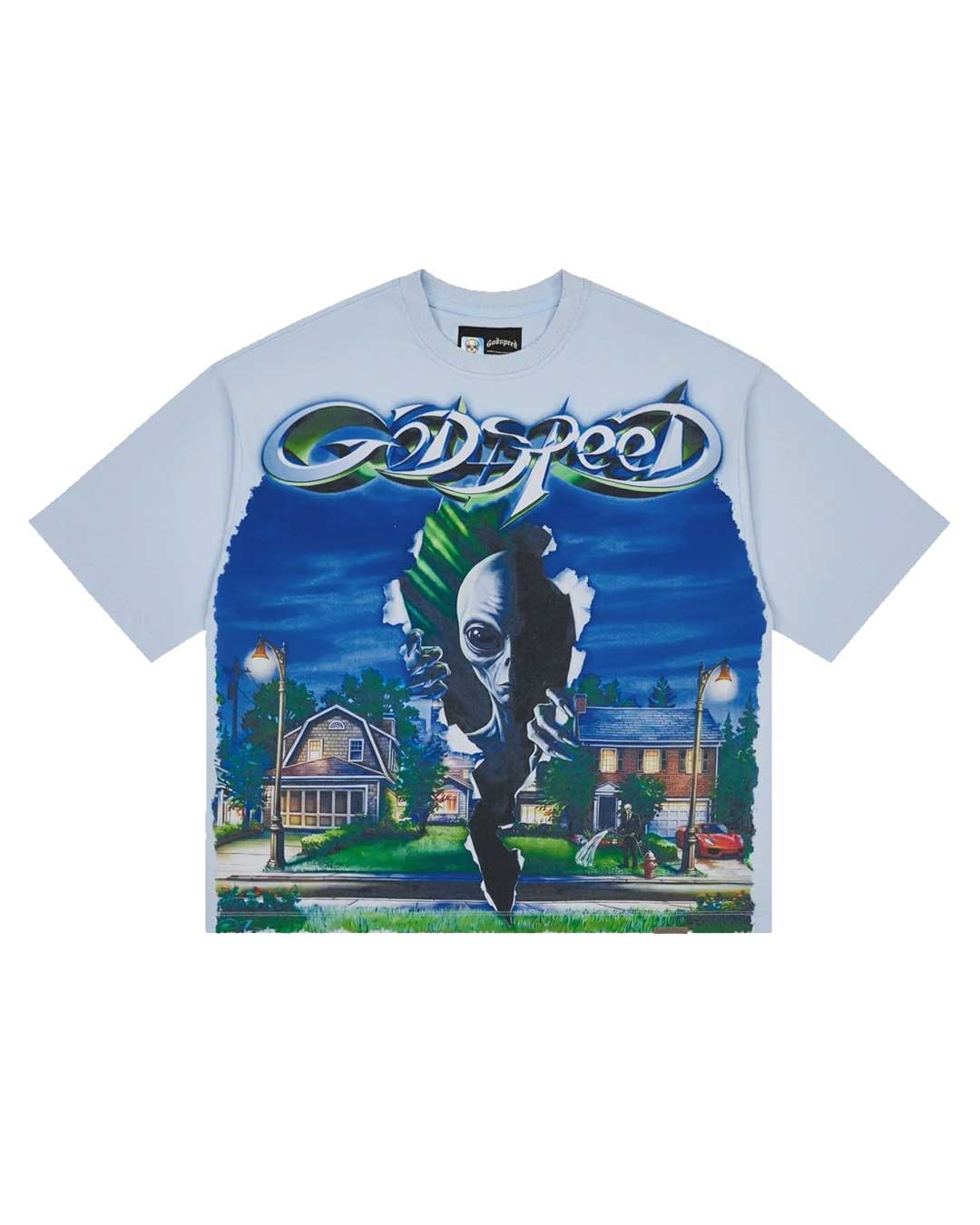 Godspeed Neighborhood Watch Tee Blue