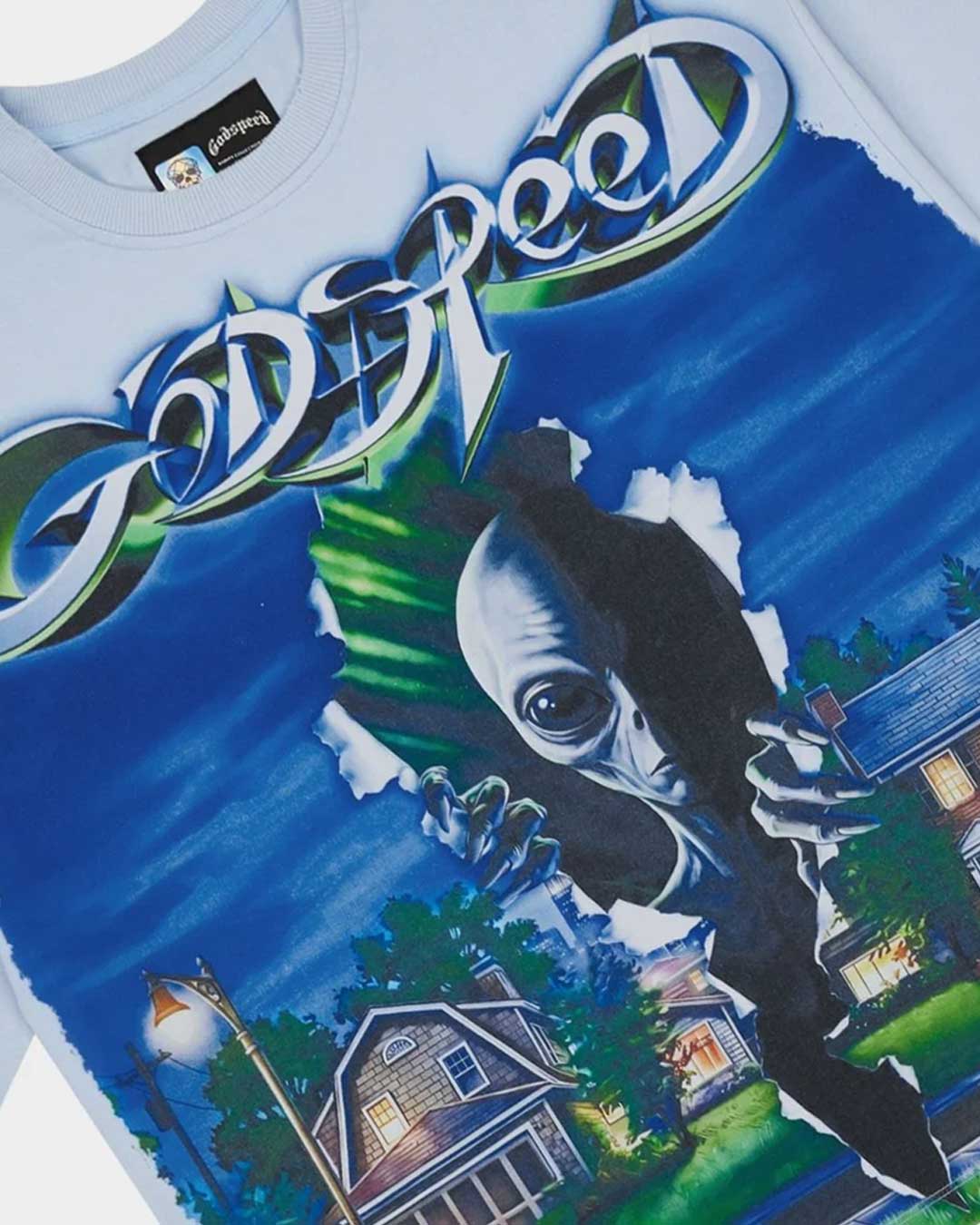Godspeed Neighborhood Watch Tee Blue