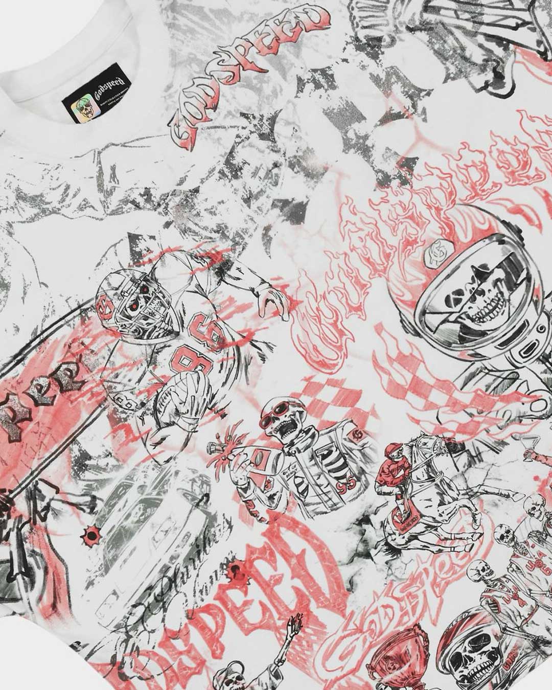 Godspeed Sketch Archive Tee White