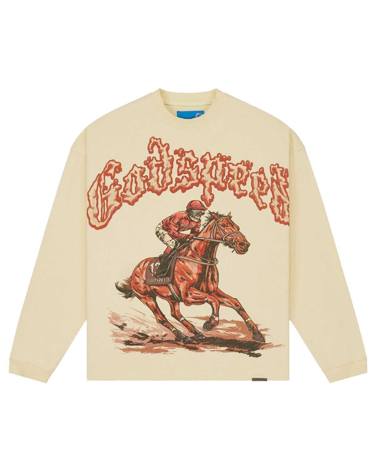 Godspeed Thoroughbred NG L/S Tee Bone