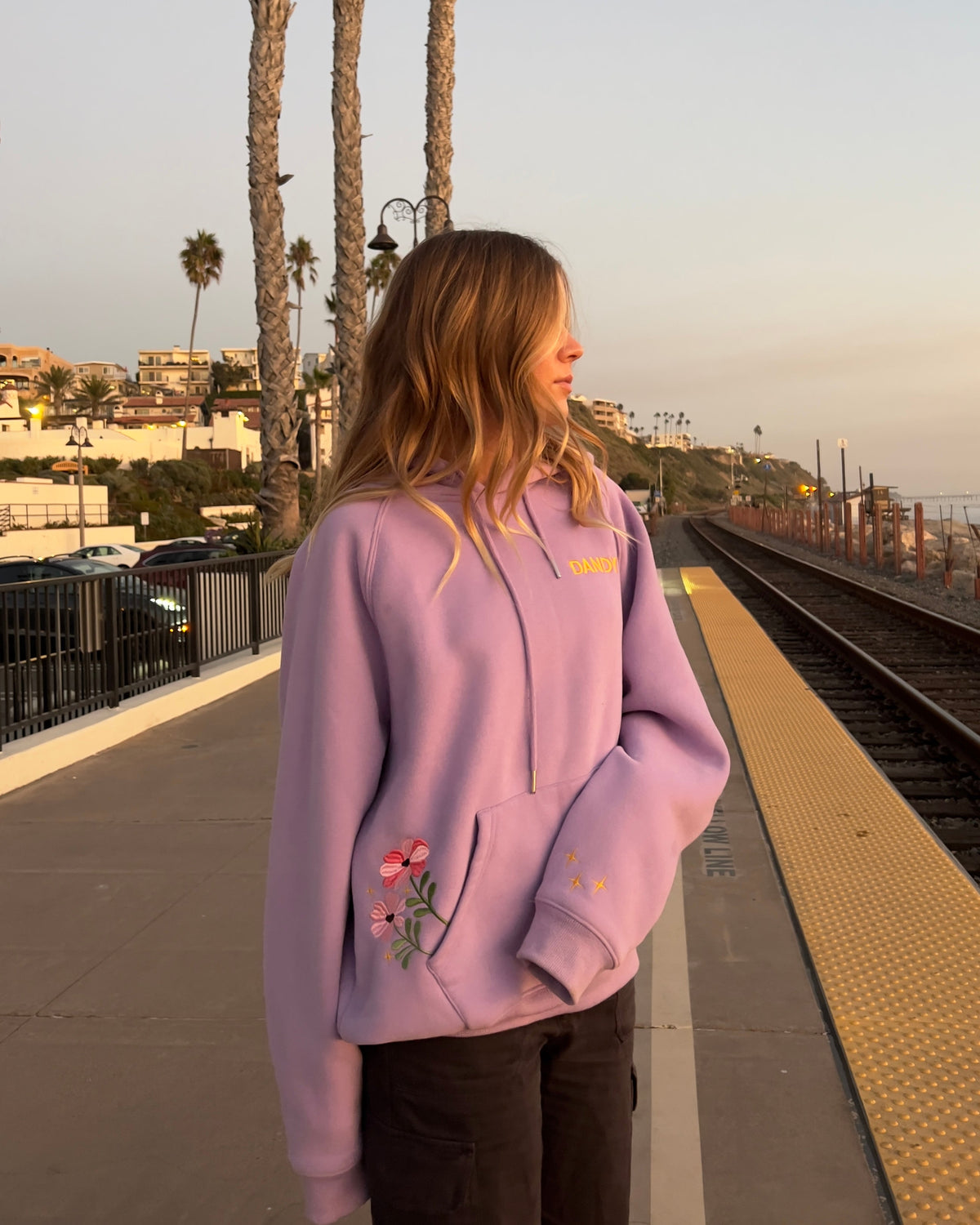 Gift Giving Oversized Lux Hoodie in Lavender