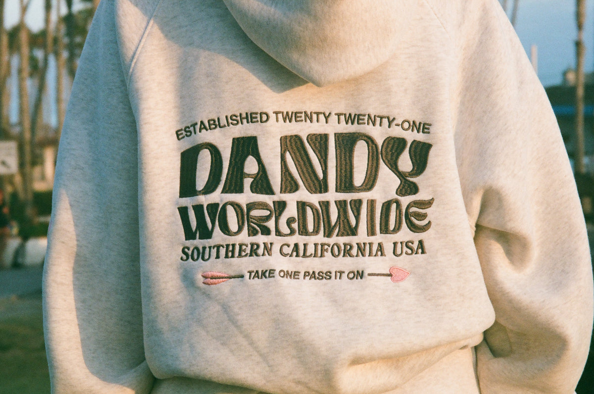 Heart on My Sleeve Oversized Lux Hoodie in Heather Gray