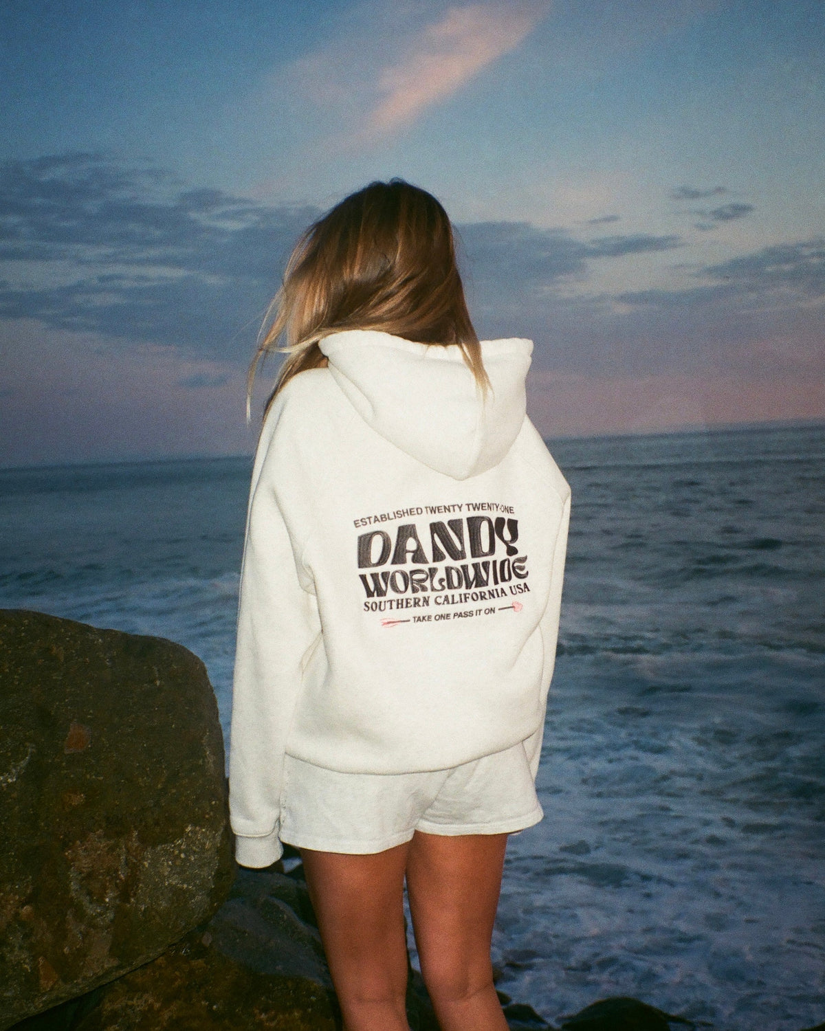 Heart on My Sleeve Oversized Lux Hoodie in Heather Gray