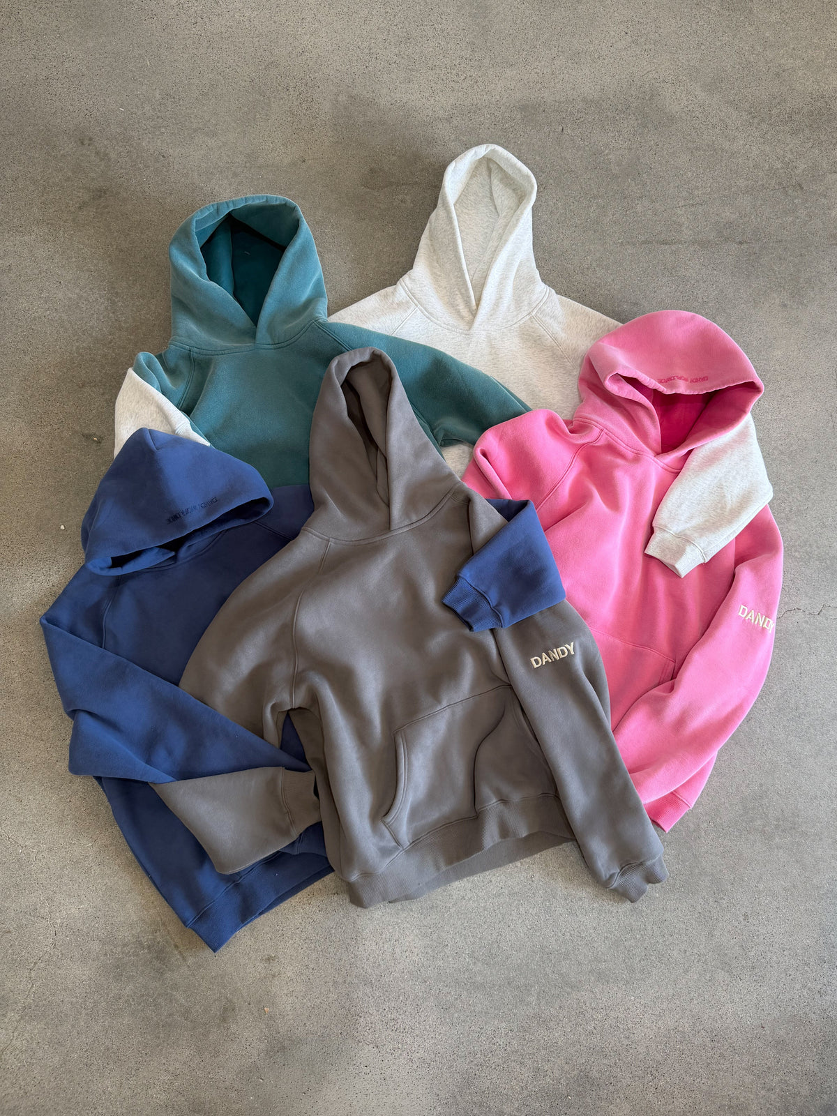 Basics Oversized Lux Hoodie in Dark Grey