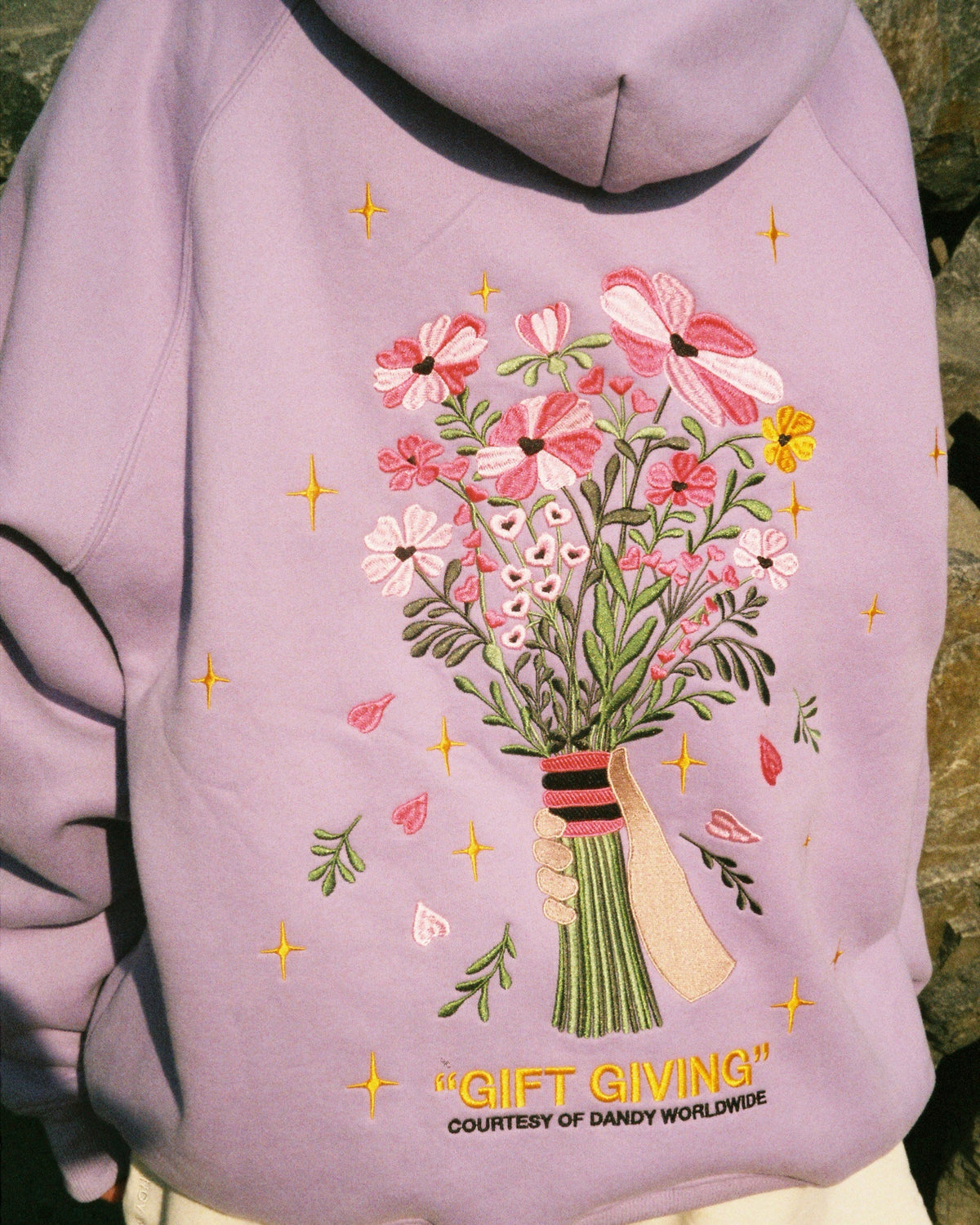 Gift Giving Oversized Lux Hoodie in Lavender