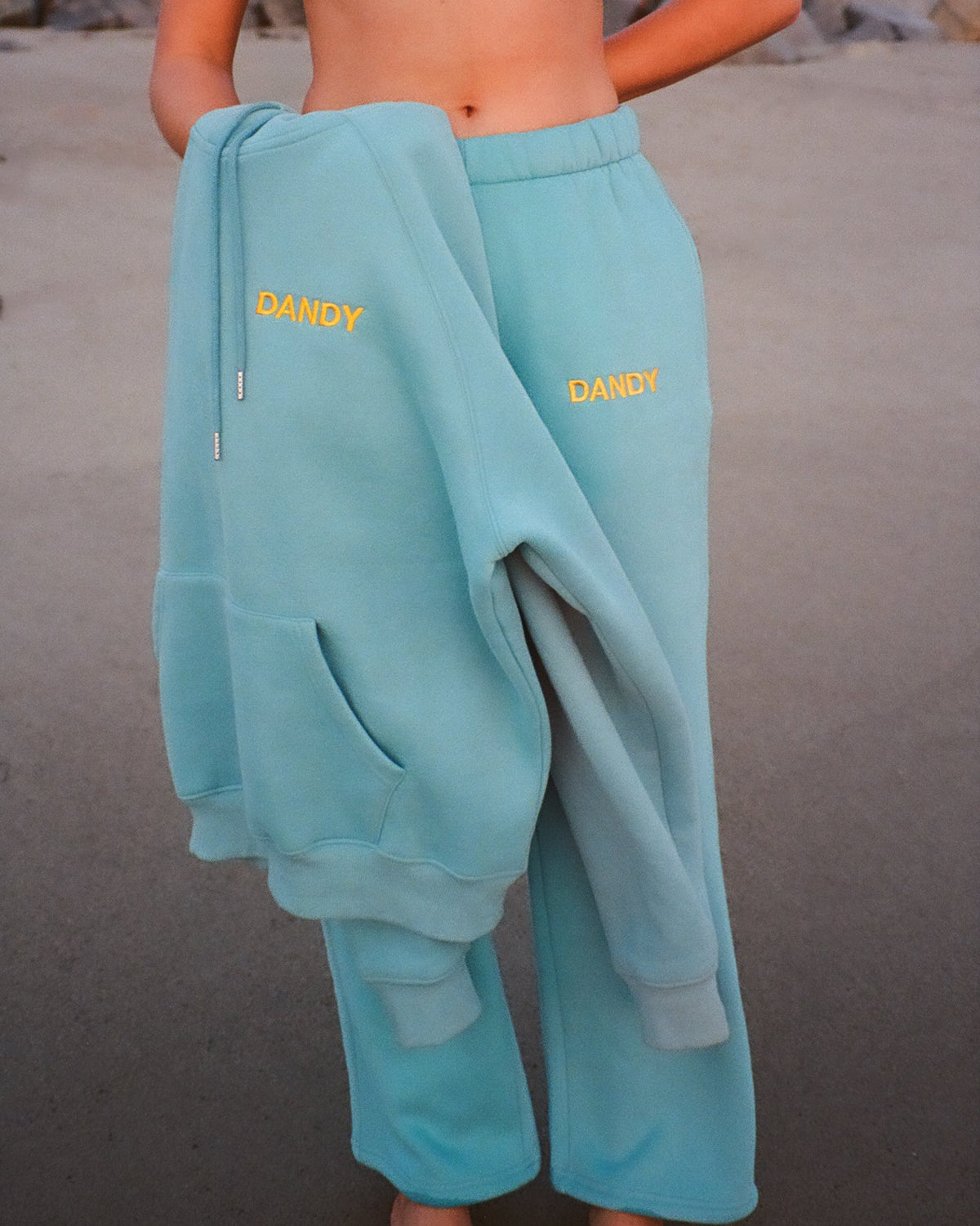 Gift Giving Sweatpants in Blue