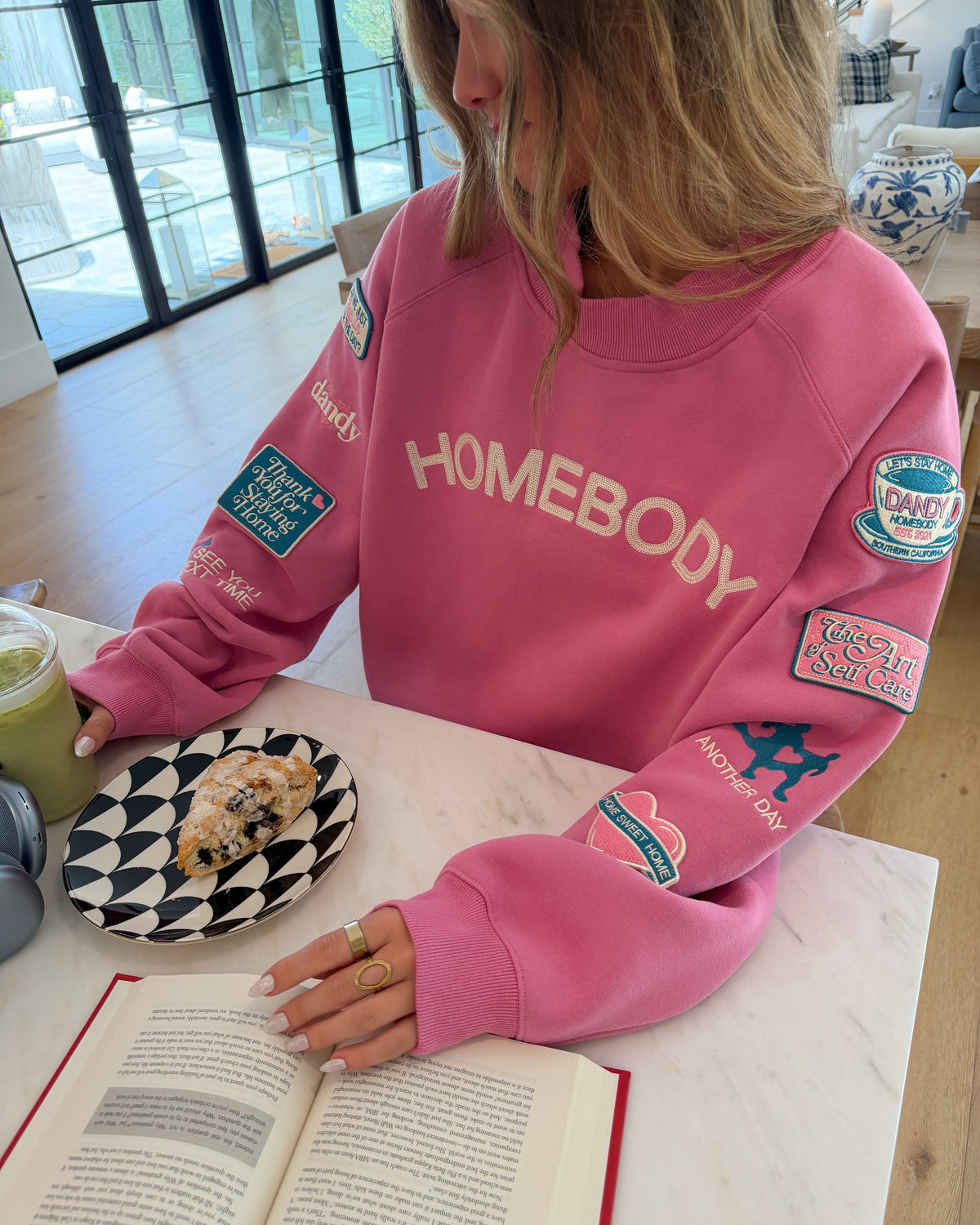 Homebody Mockneck in Pink