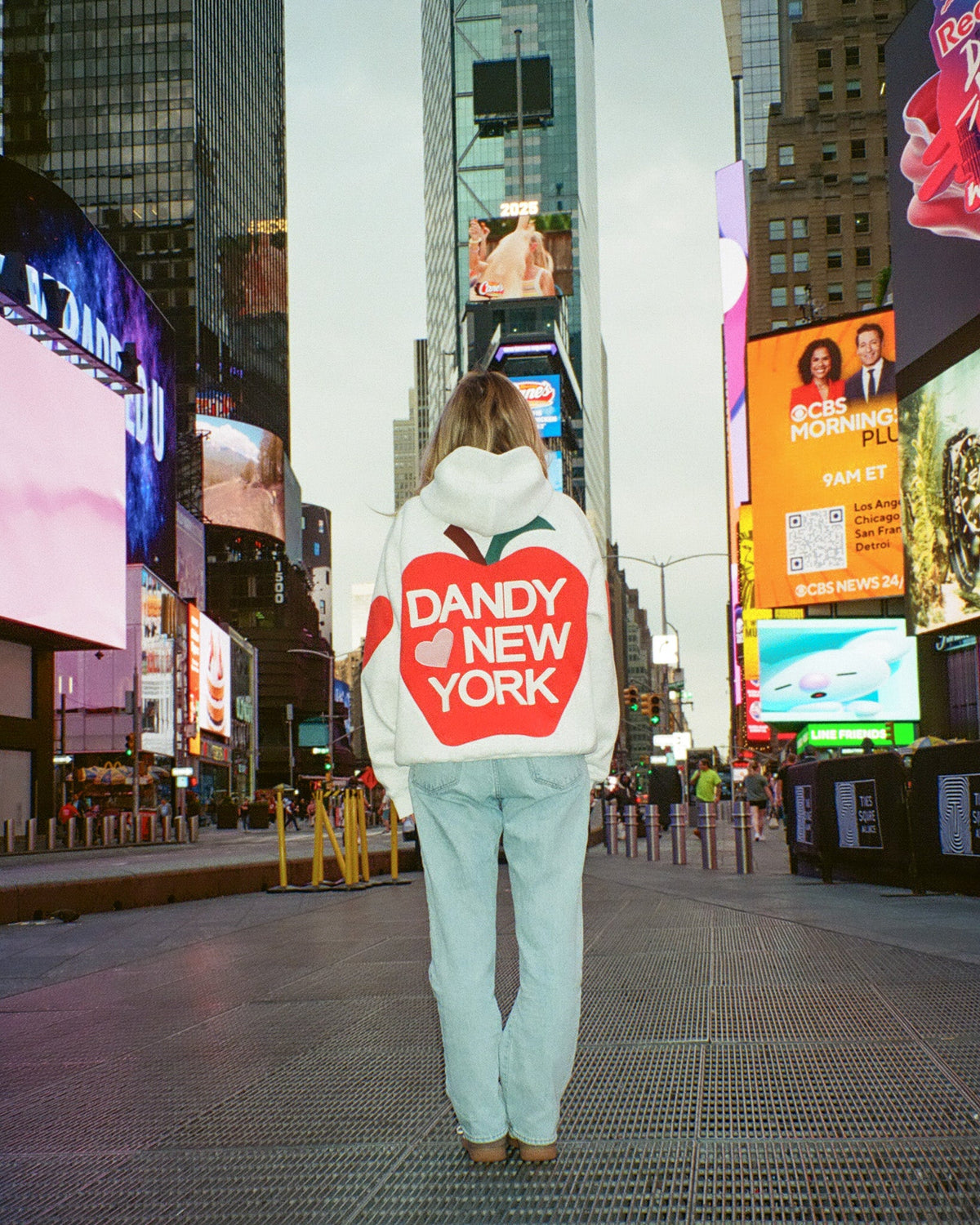 Big Apple Oversized Lux Hoodie in Heather Gray